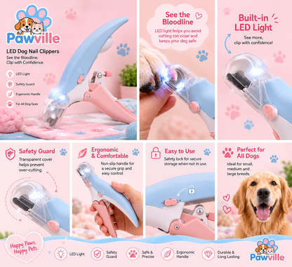Professional LED Dog Nail Clippers